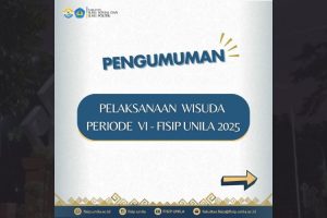 Read more about the article Pengumuman Pelaksanaan Wisuda Periode VI – FISIP Unila Tahun 2025