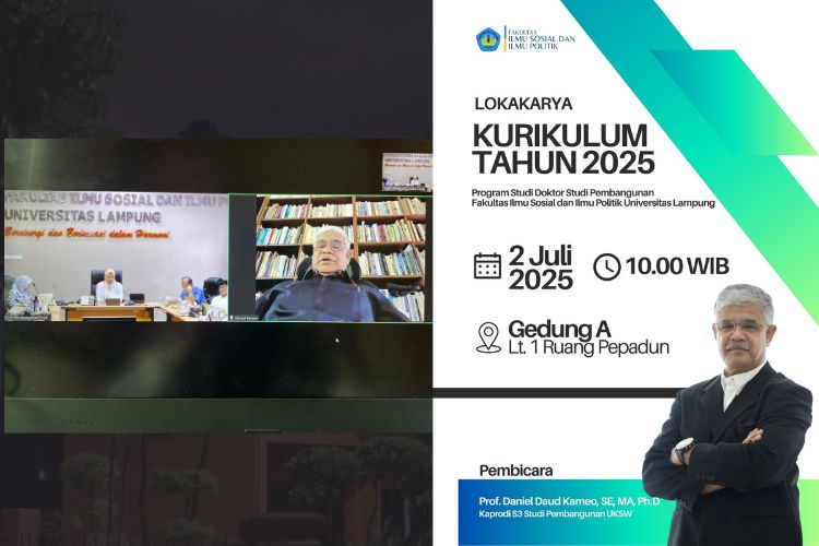 You are currently viewing Program Doktor Studi Pembangunan FISIP Unila Gelar Lokakarya Kurikulum, Perkuat Komitmen Peningkatan Kualitas dan Dampak