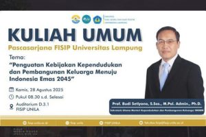 Read more about the article Kuliah Umum : Tema “Penguatan Kebijakan Kependudukan dan Pembanguna Keluarga Menuju Indonesia Emas 2045”