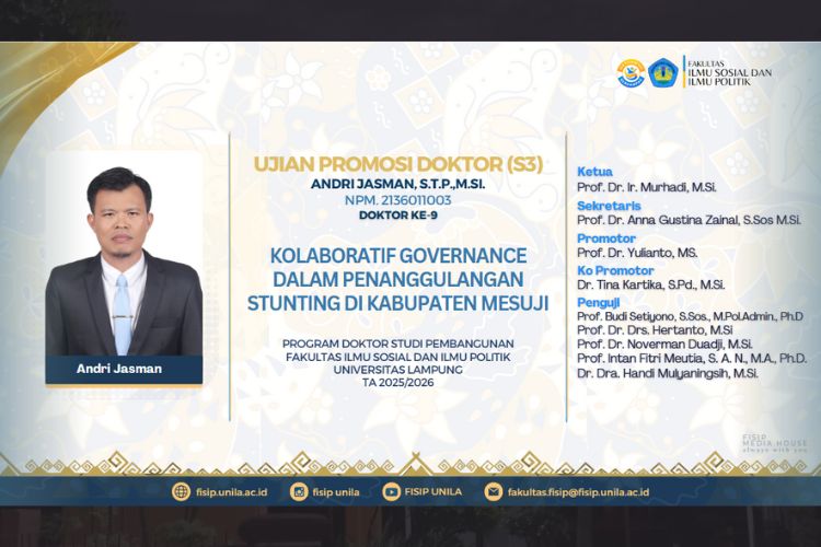 Read more about the article Ujian Promosi Doktor (S3) – Doktor Ke-9