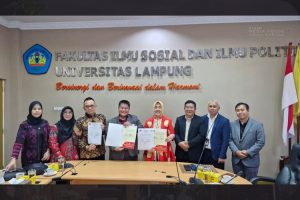 Read more about the article FISIP Unila dan FISIP UIN Raden Fatah Palembang Perkuat Kerja Sama Akademik, Dorong Integrasi Keilmuan Sosial dan Islam Melayu