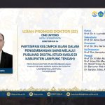 Ujian Promosi Doktor (S3) – Doktor Ke-14
