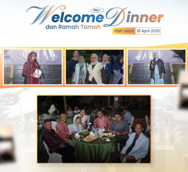 Read more about the article FISIP Unila Tuan Rumah BKS PTN Barat Bidang Sosial Buka Agenda di Welcome Dinner
