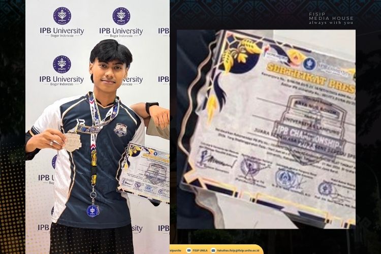 You are currently viewing Mahasiswa Sosiologi FISIP Unila, Arya Nur Rohim, raih Juara 2 dalam Ajang Pencak Silat Nasional IPB Championship 2026